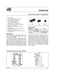 Datasheet M74HC166M1R manufacturer STMicroelectronics
